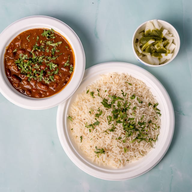 Rajma Chawal (Kidney Beans with Rice).