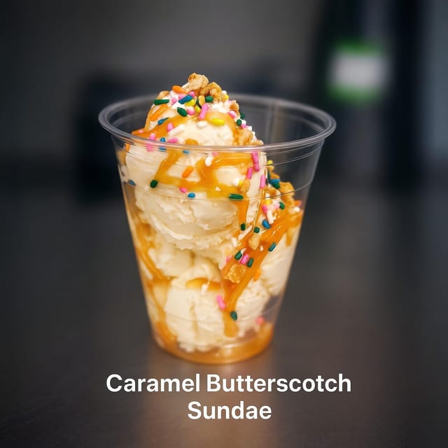 Caramel Butterscotch Sundae.
