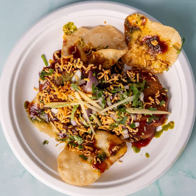 Aloo Tikki - Delhi Style (No Chole).
