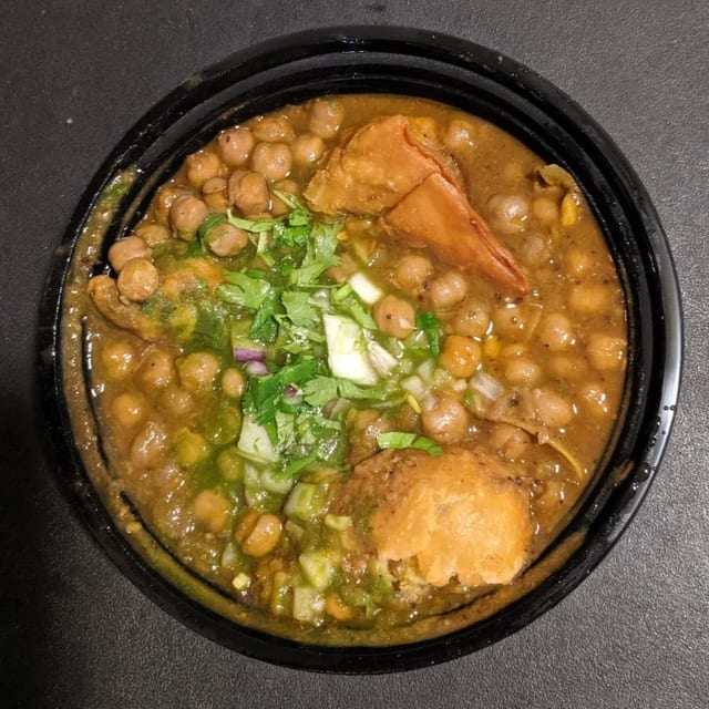 Samosa Chaat.